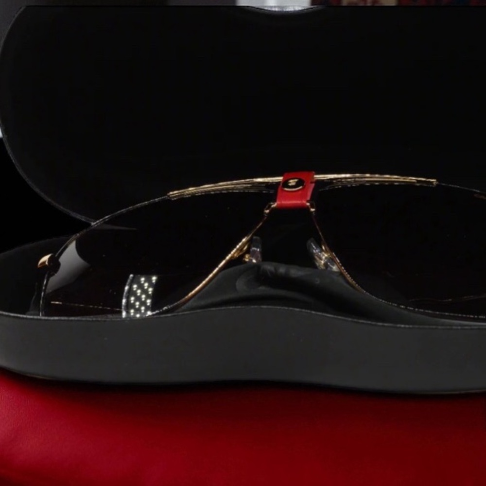 UNISEXY NWT Carrera 1018/S Y11 Gold Red Gradient Luxury Italian Sunglasses - Picture 6 of 13